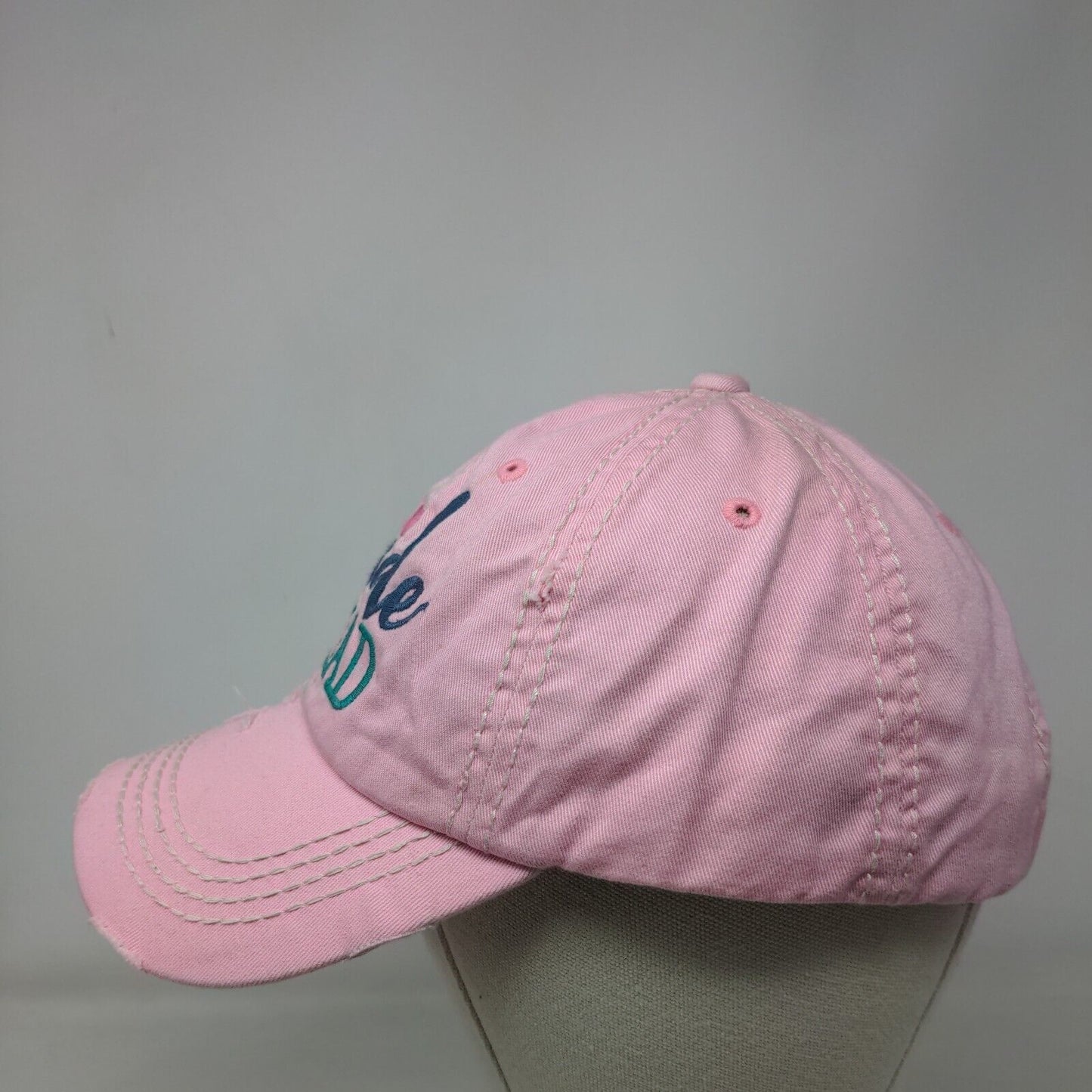 Bride Squad Strapback Hat Pink One Size Embroidered KB ETHOS Vintage