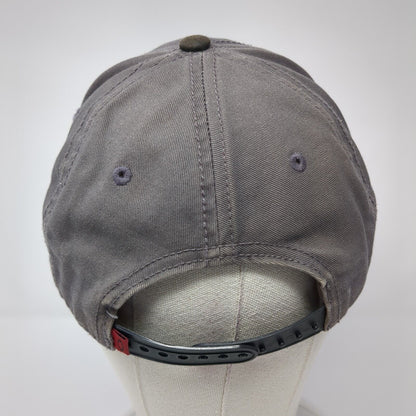 Oakley Snapback Hat Gray One Size Adjustable Embroidered Logo 6 Panel