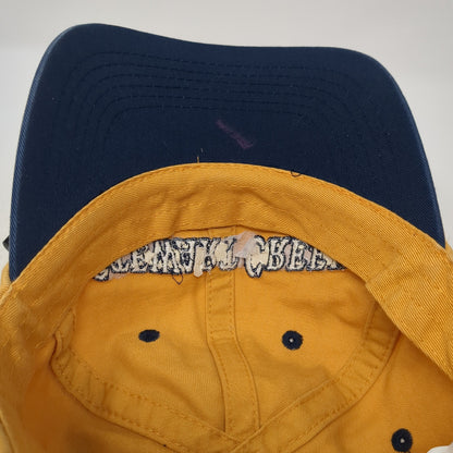 Stewart Creek Slideback Hat Yellow One Size Adjustable Embroidered