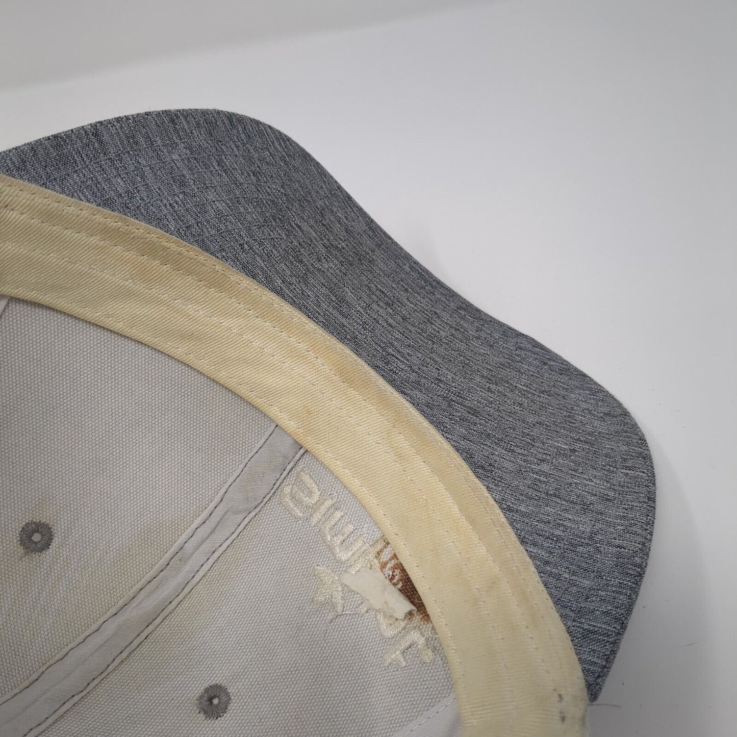 Simplot Grower Solutions Snapback Trucker Hat Gray Mesh Back Quake City Caps