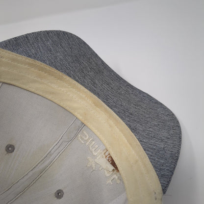 Simplot Grower Solutions Snapback Trucker Hat Gray Mesh Back Quake City Caps