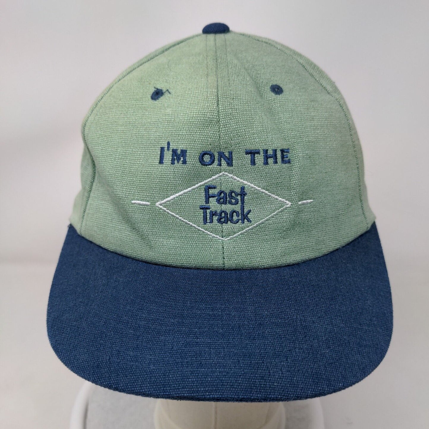 I'm On The Fast Track Slideback Hat Multicolor OSFA Embroidered 6 Panel Yupoong