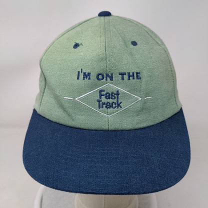 I'm On The Fast Track Slideback Hat Multicolor OSFA Embroidered 6 Panel Yupoong