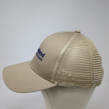 Cintas Baseball Cap Beige OSFM Consolidated Communications Mesh Strapback Hat