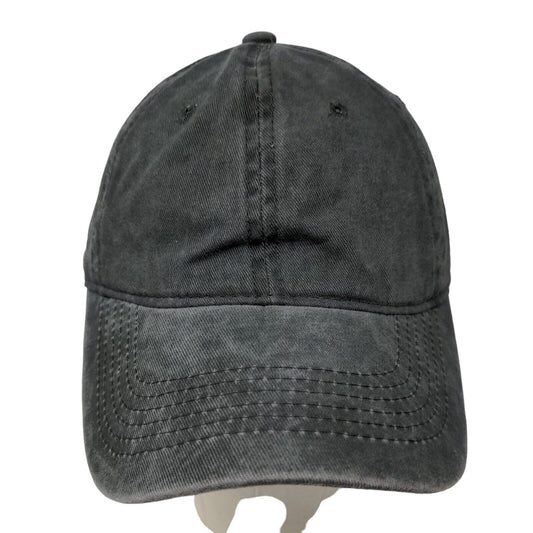 Unbranded Men's Slideback Hat Black Adjustable 100% Cotton Blank