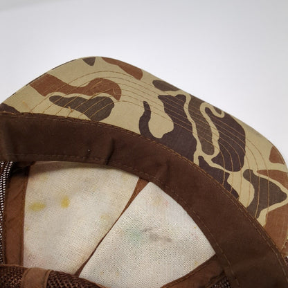 Young An Snapback Mesh Back Trucker Hat Camouflage One Size Adjustable