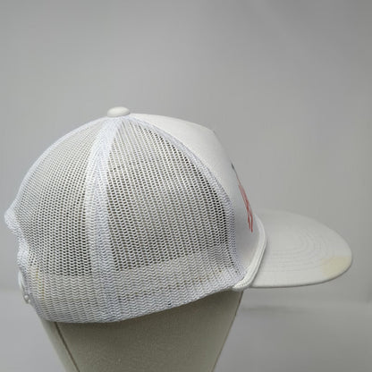 THE CLASSICS Trucker Hat White One Size Heartbeat of America Mesh Rope Snapback