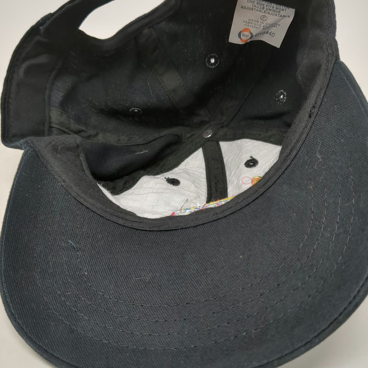 KNP Headwear Montana Bear Patch Hat Black One Size Baseball Cap US Flag Pin