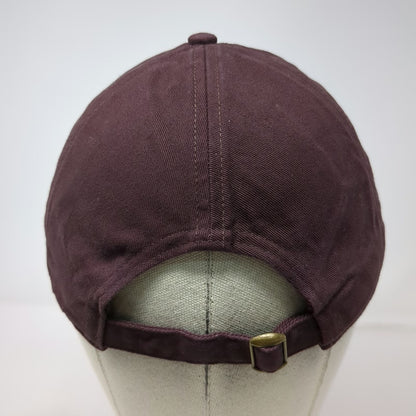 Gap Baseball Cap Brown OSFM Adjustable Slideback Cotton Curved Brim Solid Hat