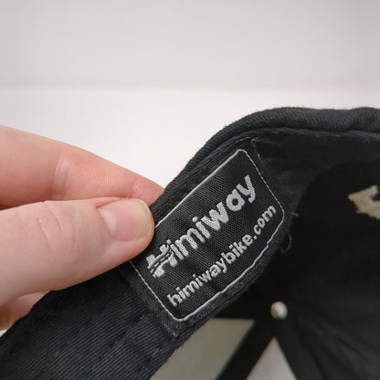 Himiway Bike Snapback Hat Black One Size Adjustable Embroidered 6 Panel