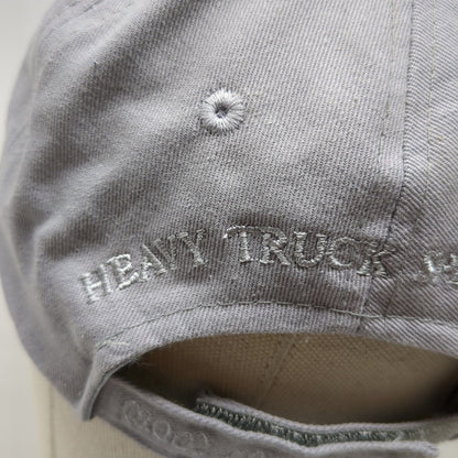 Diesel Depot Strapback Hat Gray One Size Solid Heavy Truck Specialists