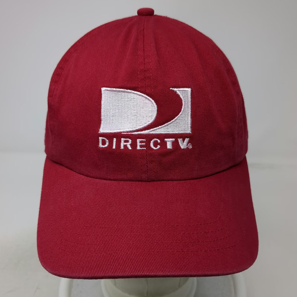 Alternative Headwear Baseball Cap Red One Size DIRECTV Logo Cotton Strapback Hat
