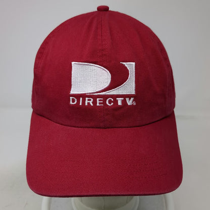 Alternative Headwear Baseball Cap Red One Size DIRECTV Logo Cotton Strapback Hat