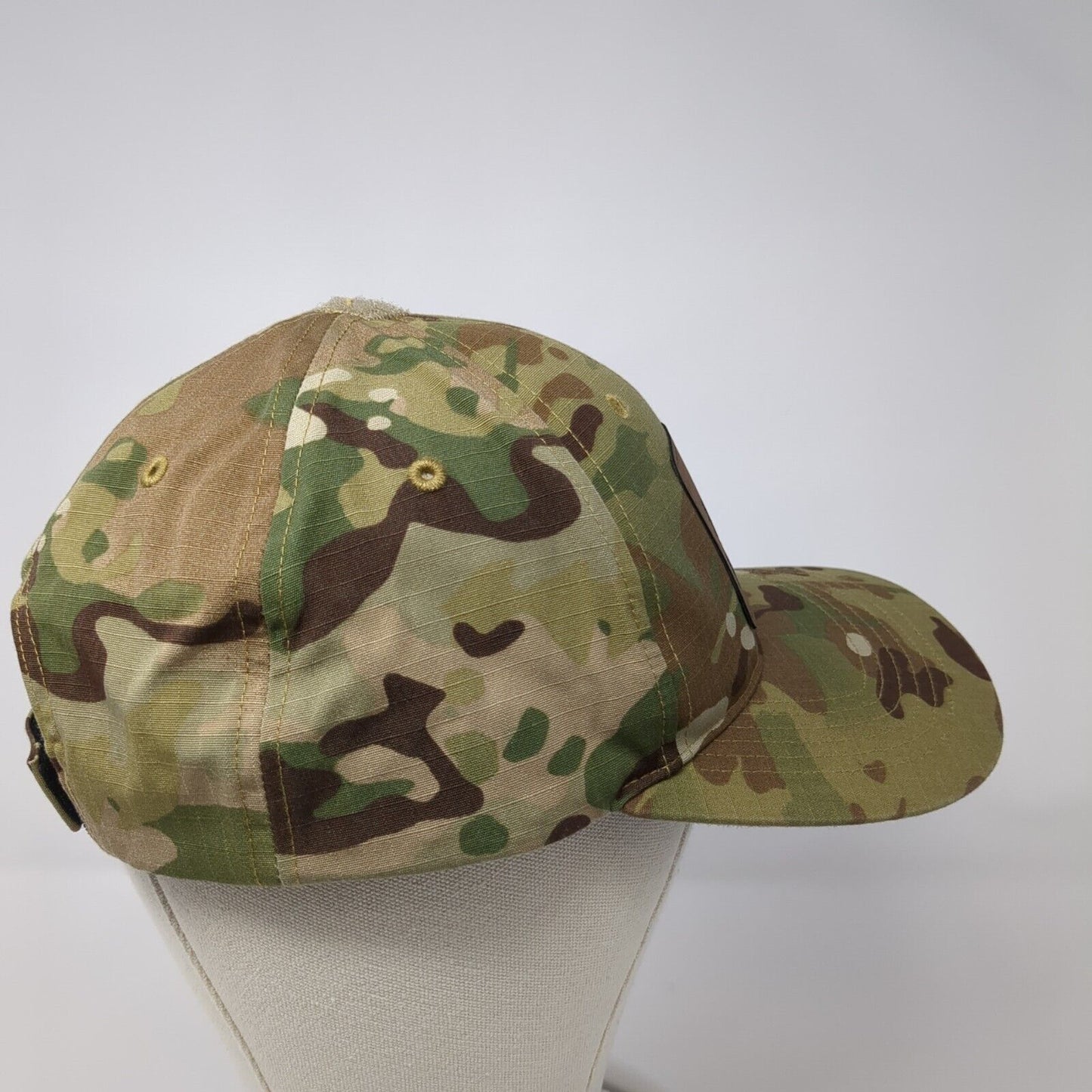 TRV Patch Strapback Hat Camouflage One Size Adjustable Richardson