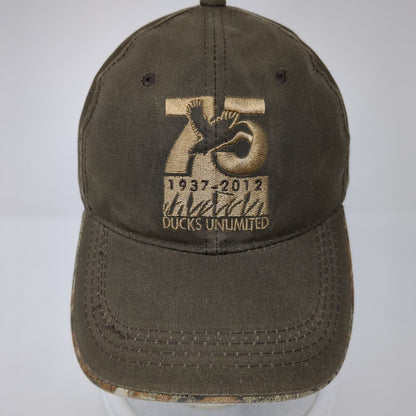 Ducks Unlimited 1937-2012 Strapback Hat Brown One Size Embroidered