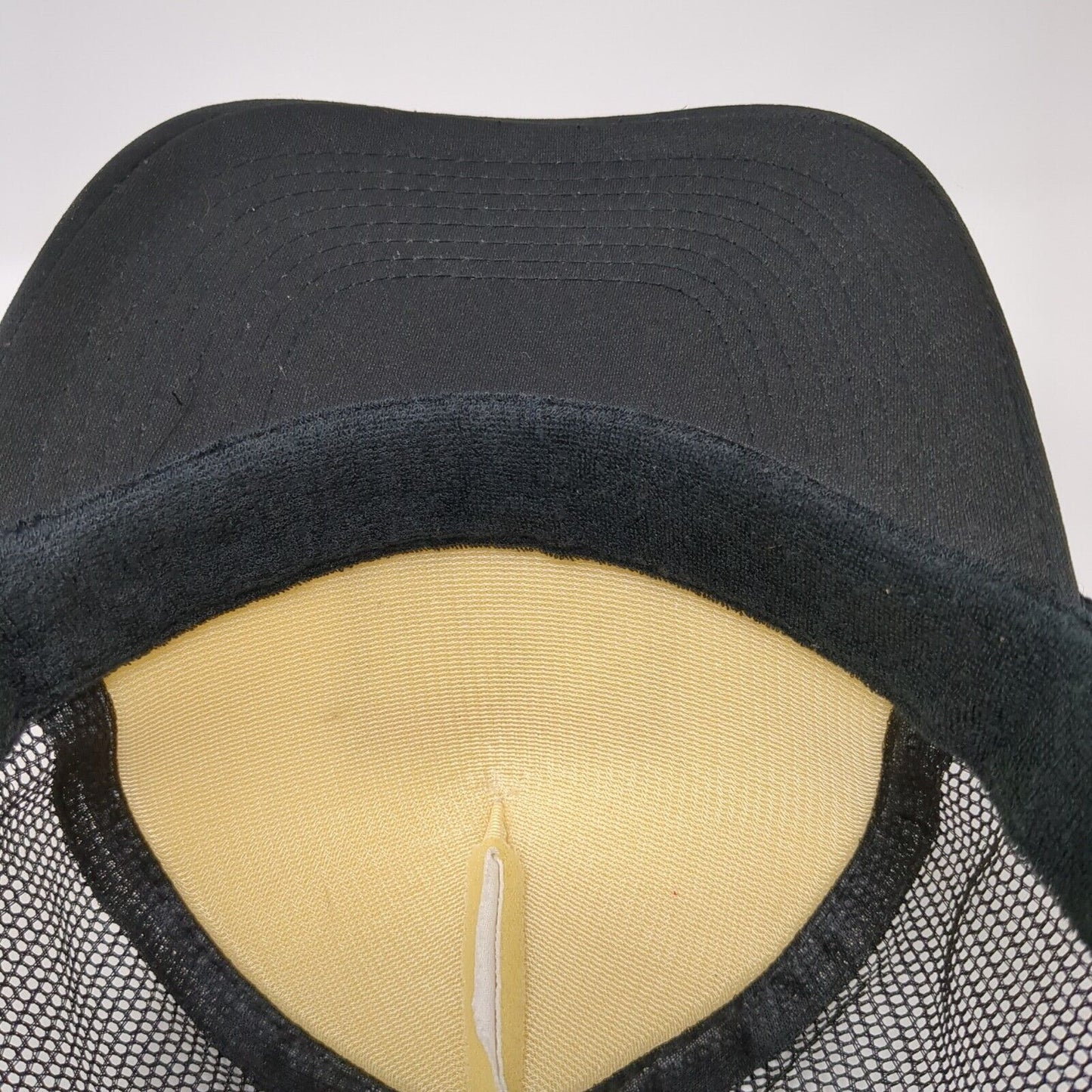 RUN FMF Snapback Trucker Hat Black One Size Adjustable Mesh Back 6 Panel Otto