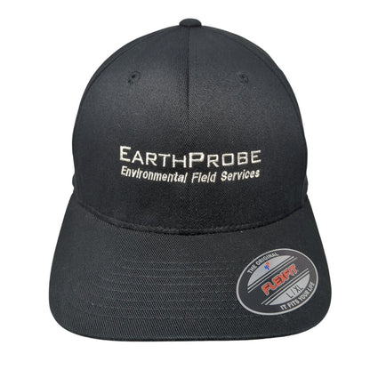 Earth Probe Fitted Hat Black L/XL Embroidered Flexfit Port Authority