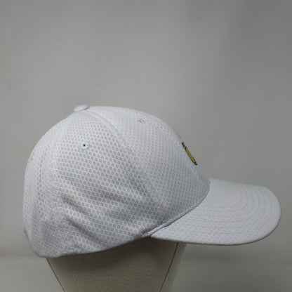 Masters Strapback Hat White One Size Adjustable Embroidered American Needle
