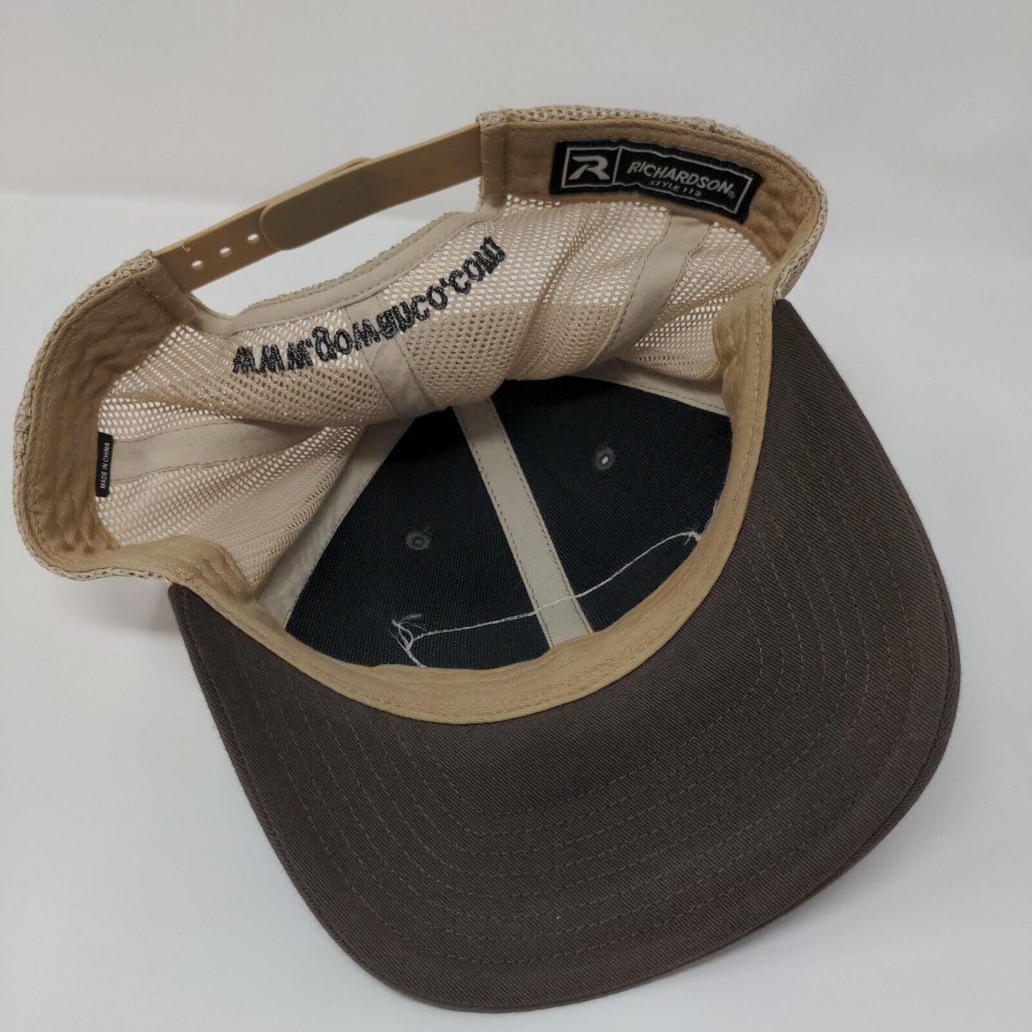 Onager Miticide Snapback Mesh Back Trucker Hat Brown One Size Richardson