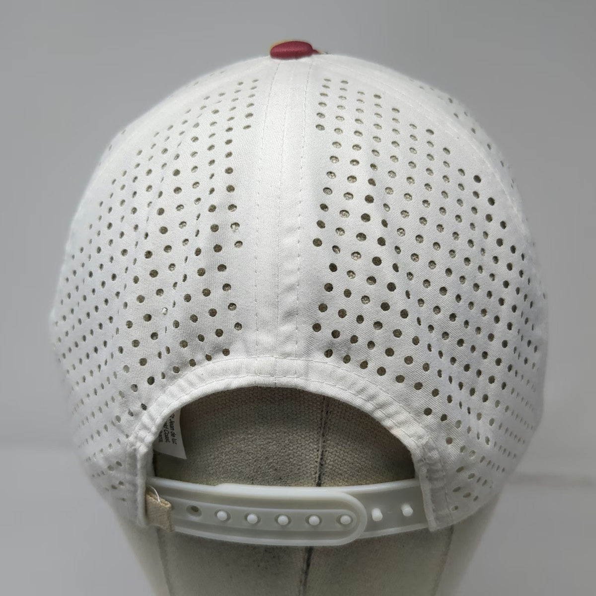 Roxy Trucker Hat Red One Size Floral Print Perforated Breathable Mesh Snapback