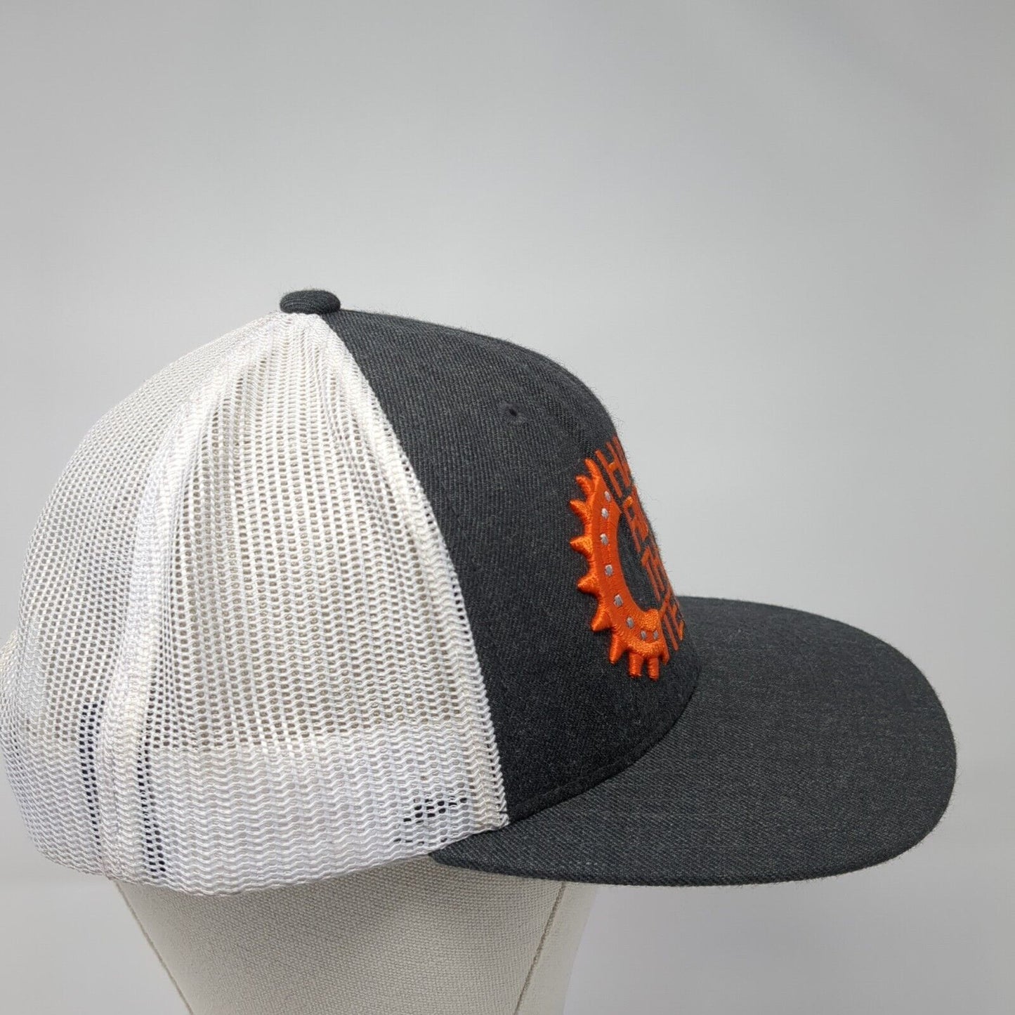 Habitat Ride The Tetons Snapback Trucker Hat Gray One Size Mesh Back