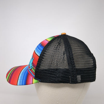 Classic TL Caps Snapback Trucker Hat Multi One Size Striped Mesh Back