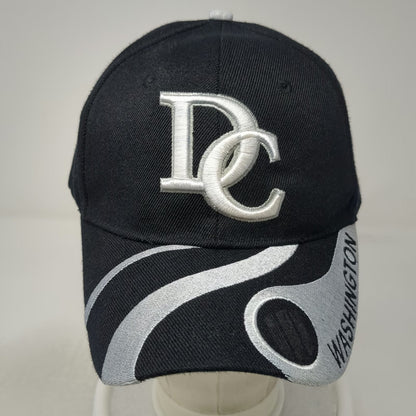 City Hunter Baseball Cap Black One Size Washington DC Embroidery Strapback Hat