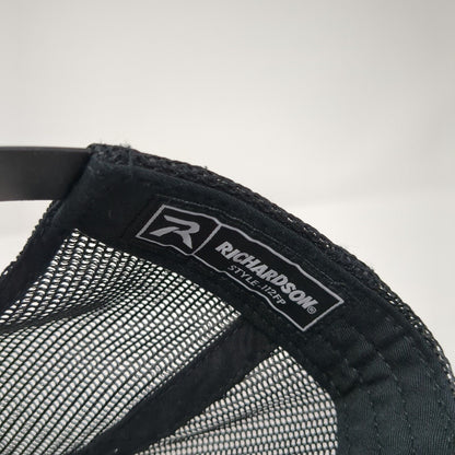 Bulldog Equipment Snapback Trucker Hat Gray One Size Mesh Back Adjustable