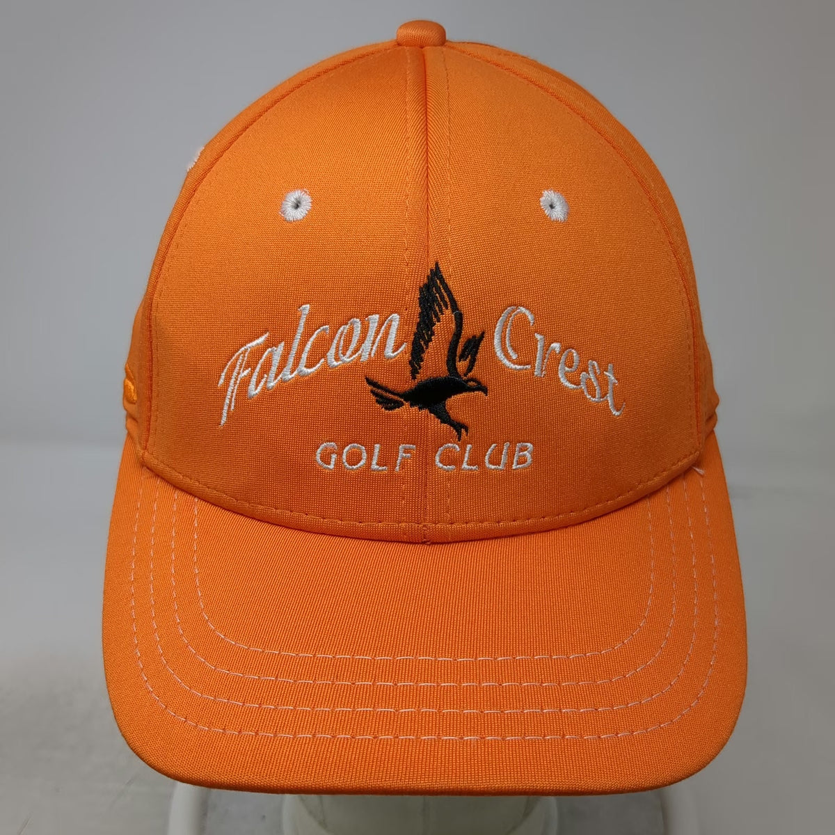 Pukka Falcon Crest Golf Club Baseball Cap Orange White Black M Stretch Fit Hat