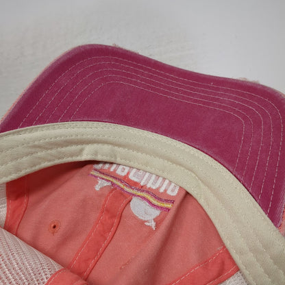 Home Free Baseball Cap Pink One Size Virginia Whale Sailboat Mesh Heart Hat