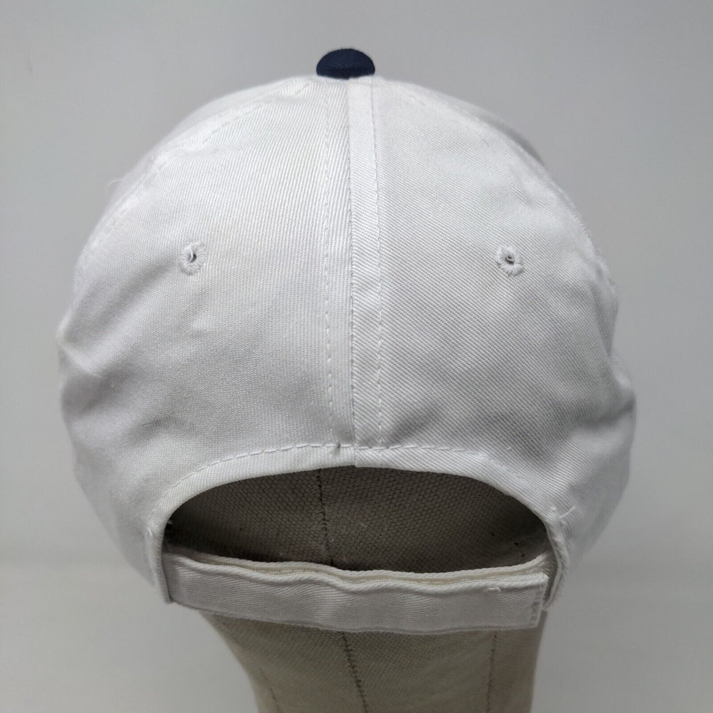 OC Cap Mens Strapback Hat White Blue OSFA Embroidered Vintage 2003 Indy 500 Logo