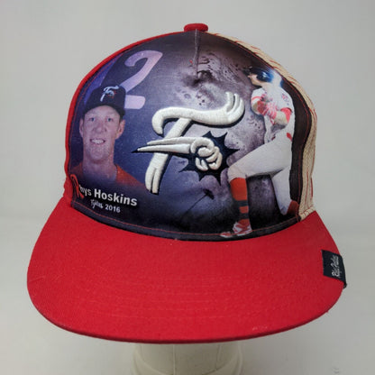 Melonwear Men's Snapback Hat Rhys Hoskins #12 Graphic All Over Logo