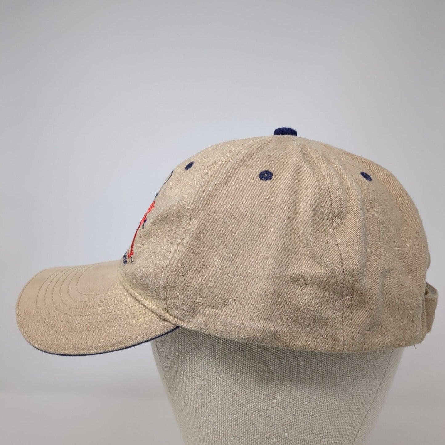 CAST For Kids Foundation Strapback Hat Tan One Size 6 Panel Embroidered