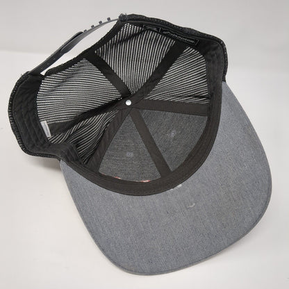 Stoltz Snapback Trucker Hat Gray M/L Adjustable Mesh Back 6 Panel Richardson