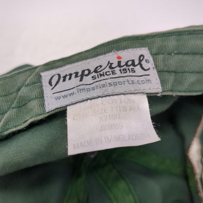 Imperial Baseball Cap Green One Size Tall Timber Lodge Pittsburg NH Fish Hat