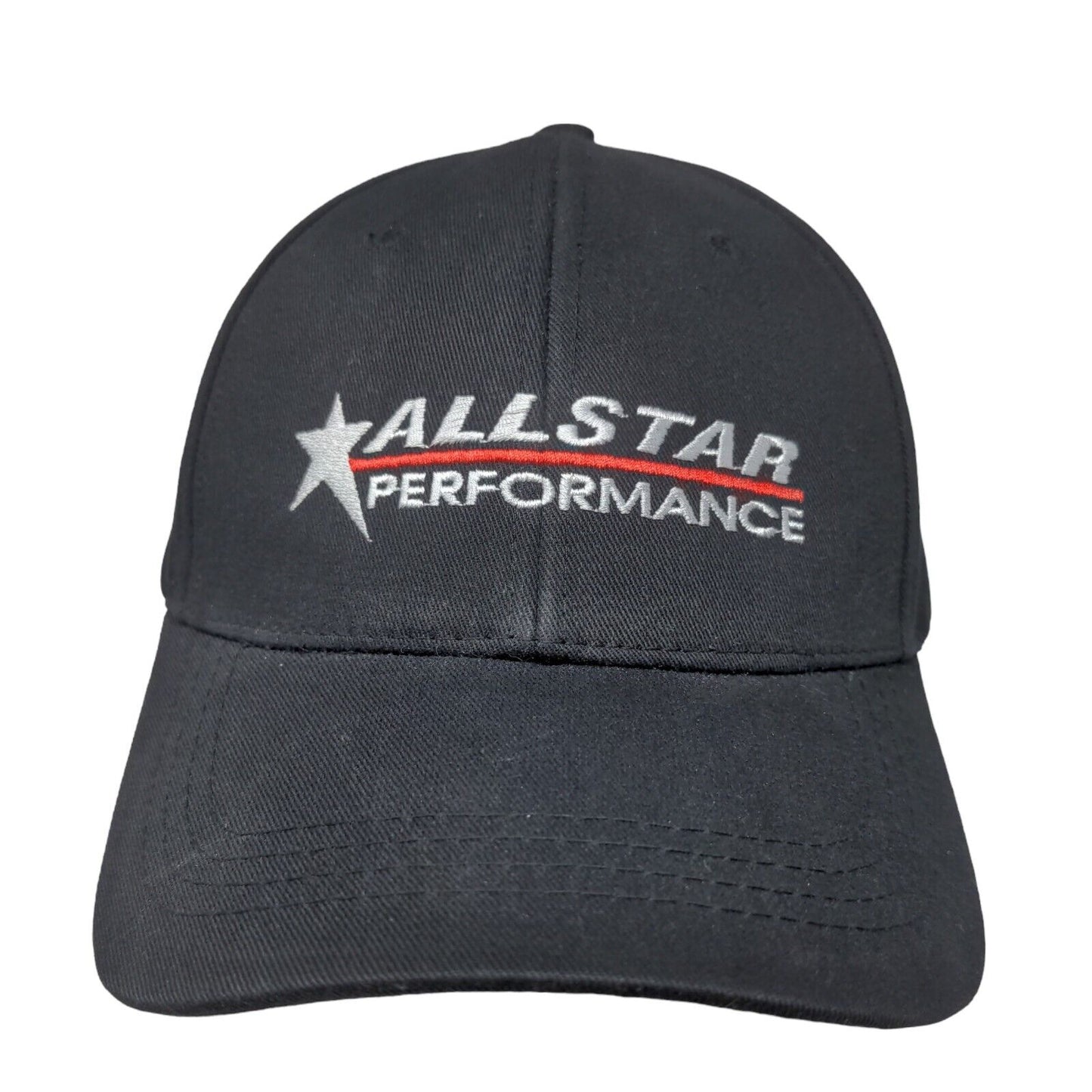 All Star Performance Strapback Hat One Size Black Embroidered Logo Martin