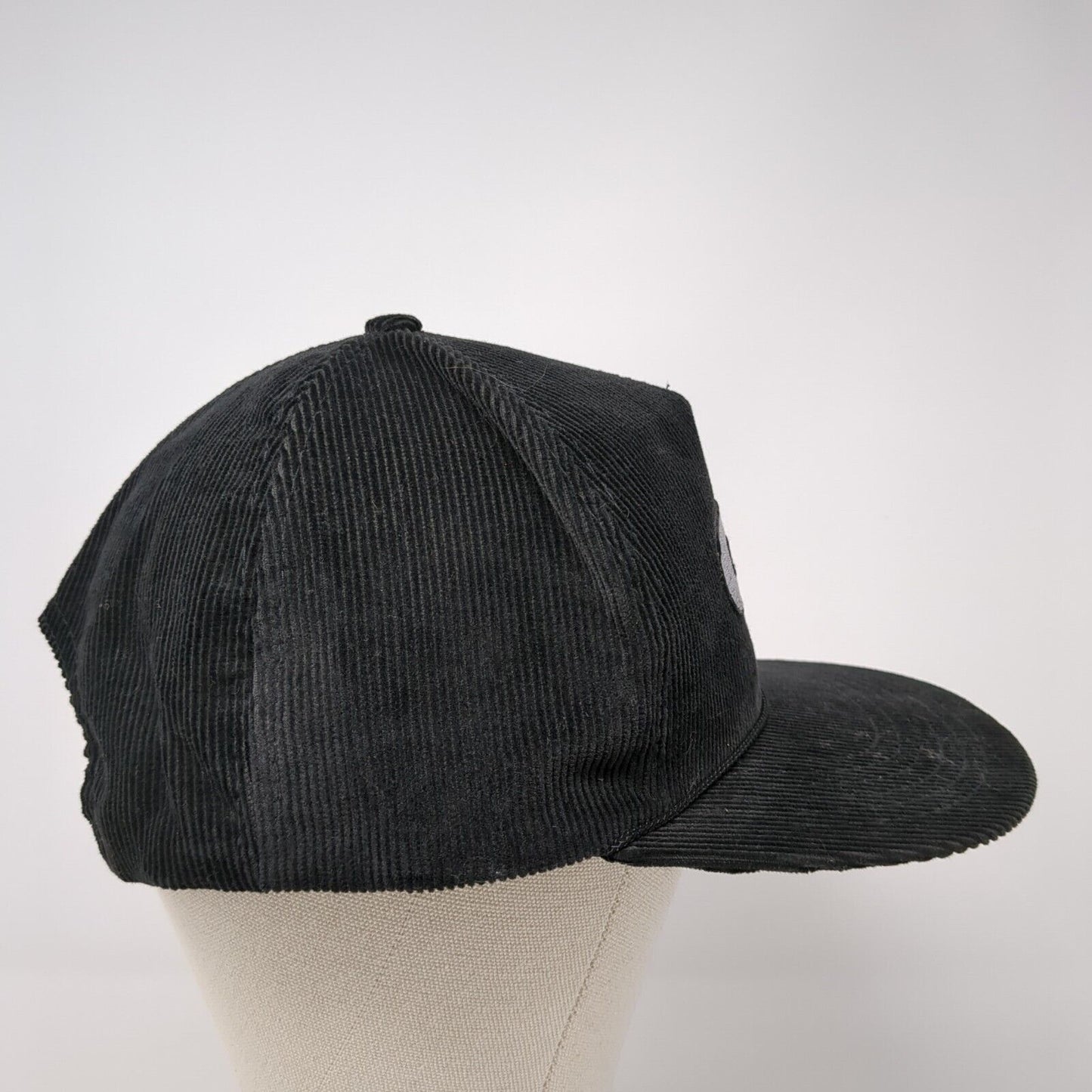 Consolidated Freightways Snapback Rope Hat Black One Size Corduroy