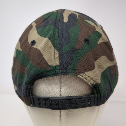 Glock Snapback Green Camo Hat One Size Perfection Patch Camouflage Quality Mfg