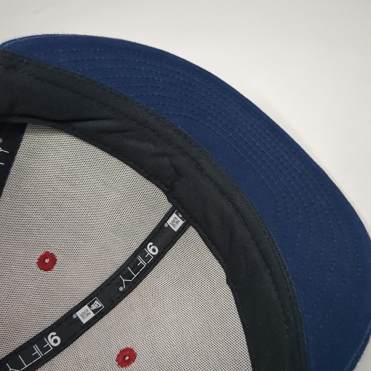 New Era NBA Denver Nuggets Snapback Hat Blue Red OSFM Gradient Flat Brim OSFM