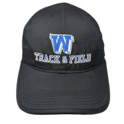 Nike Baseball Cap Black One Size Track & Field Dri-Fit Featherlight W Logo Hat