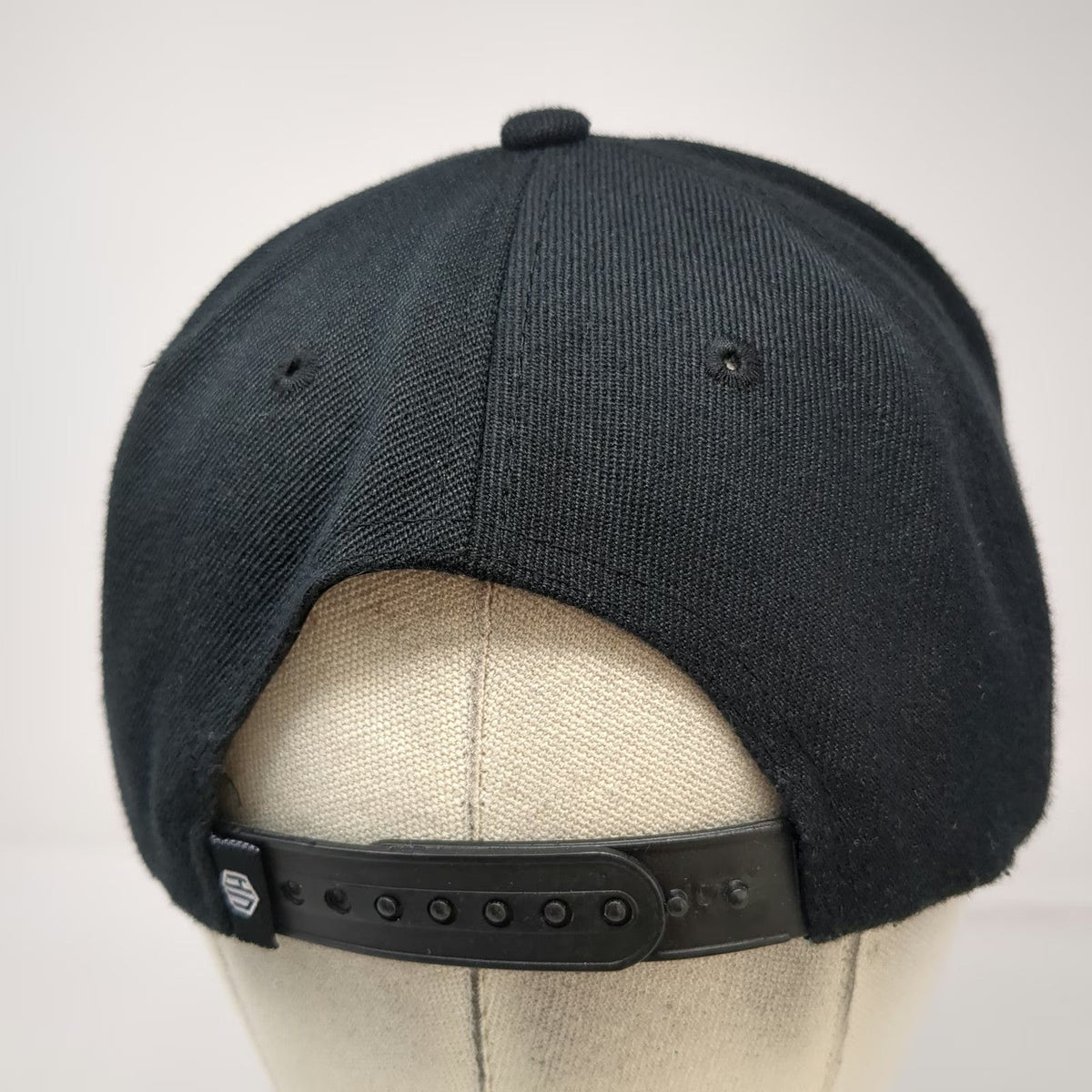Level 22 5 Panel Black White OSFM Fearless Marble Print Flat Brim Snapback Hat