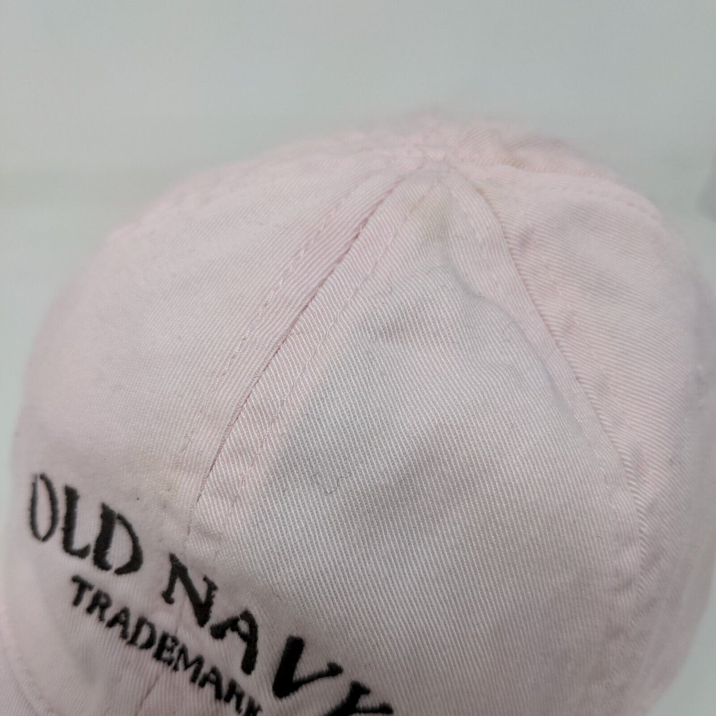 Old Navy Baby Stretchy Hat Pink Size 0-6 Months Embroidered Spell Out Logo