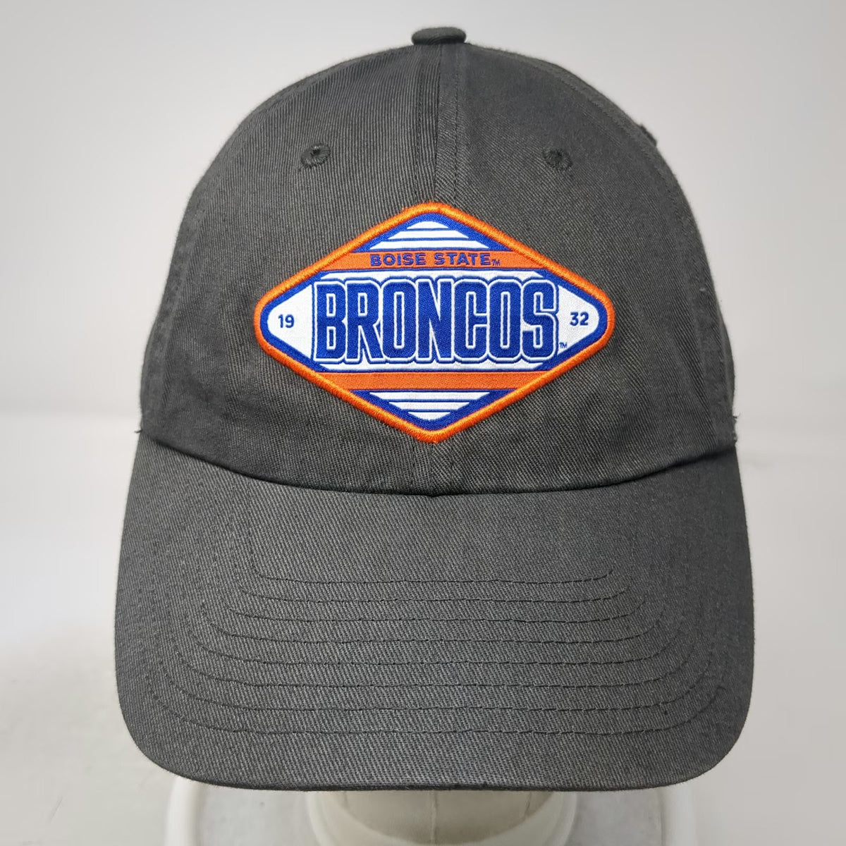 Captivating Boise State Broncos NCAA Cap Gray One Size Slideback Embroidered