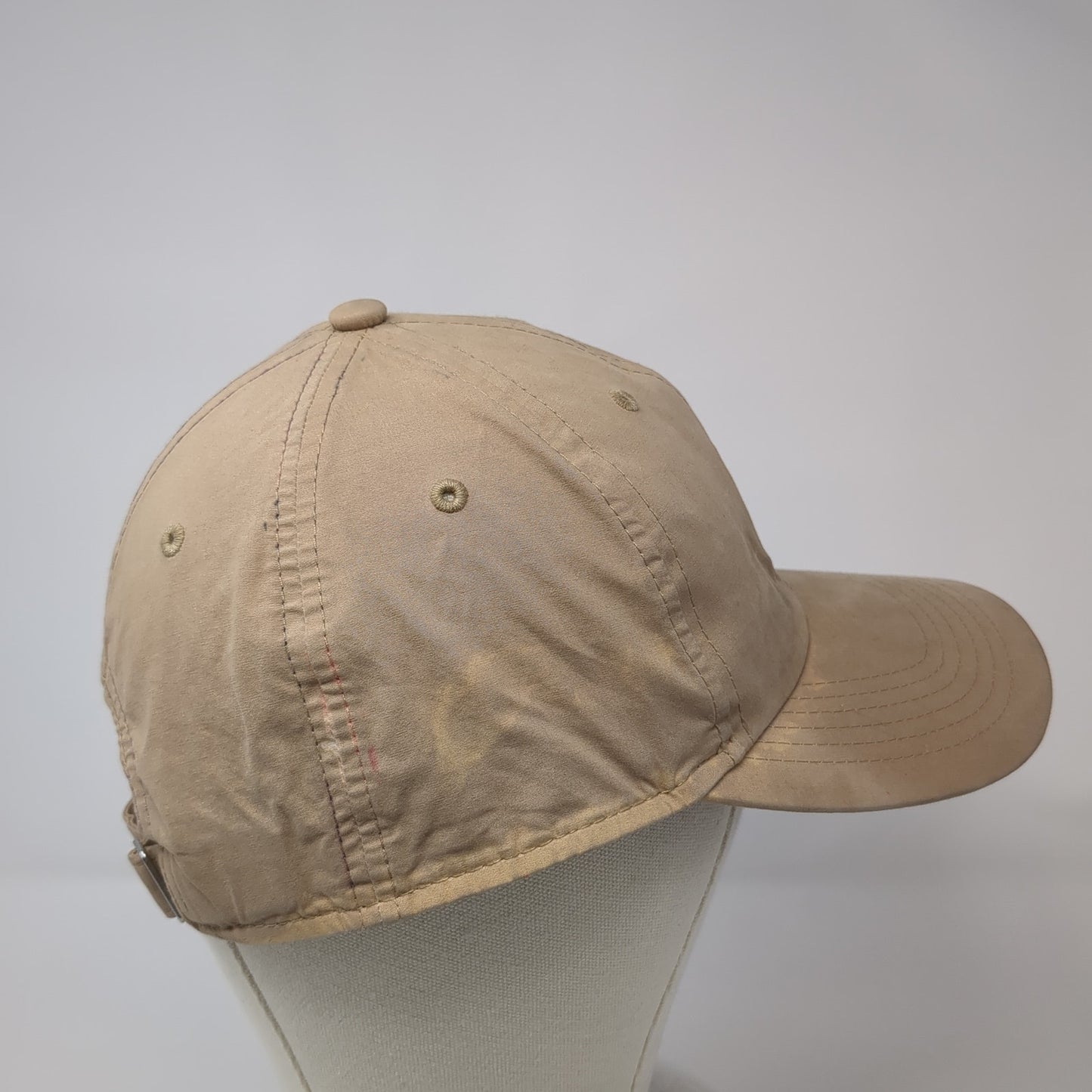Imperial Slideback Baseball Cap Brown One Size Adjustable Embroidered 6 Panel