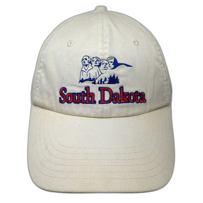 Flying J South Dakota Mount Rushmore Hat Beige Baseball Cap One Size Strapback