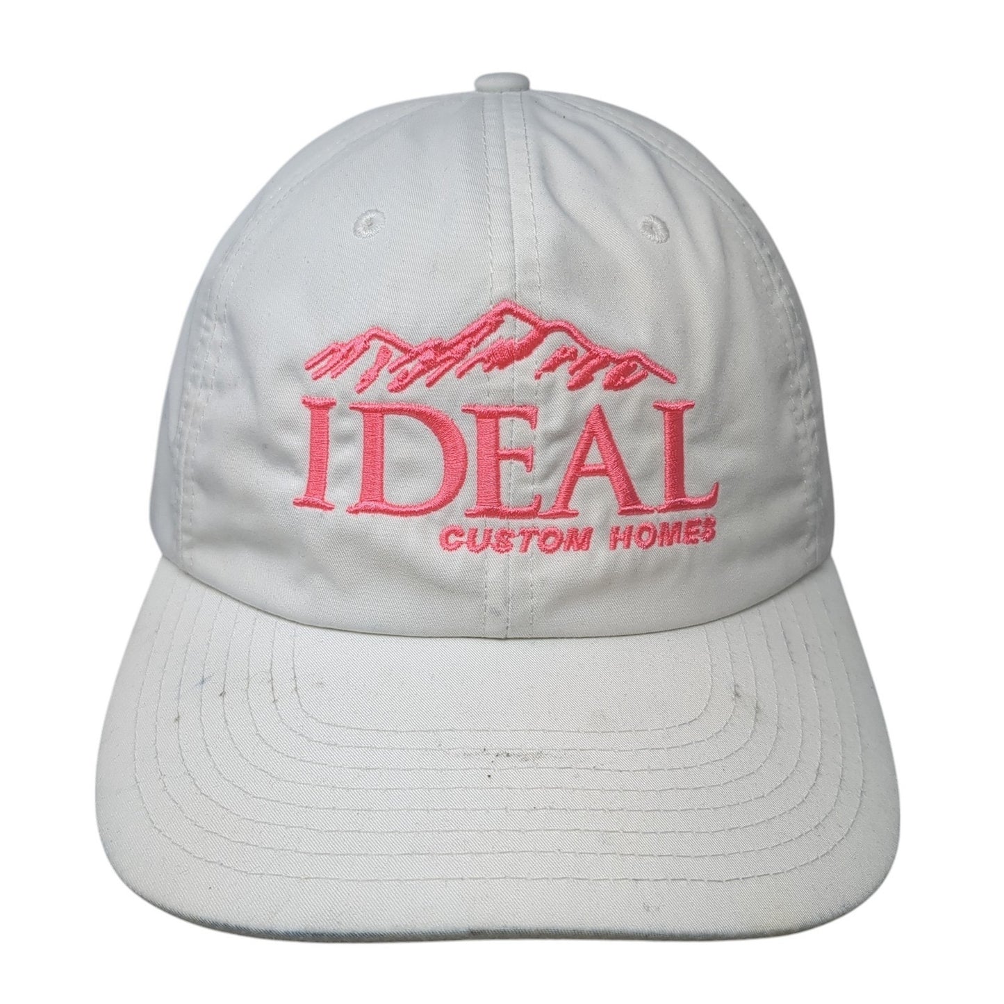 Ideal Custom Homes Baseball Cap White One Size Adjustable Embroidered Richardson