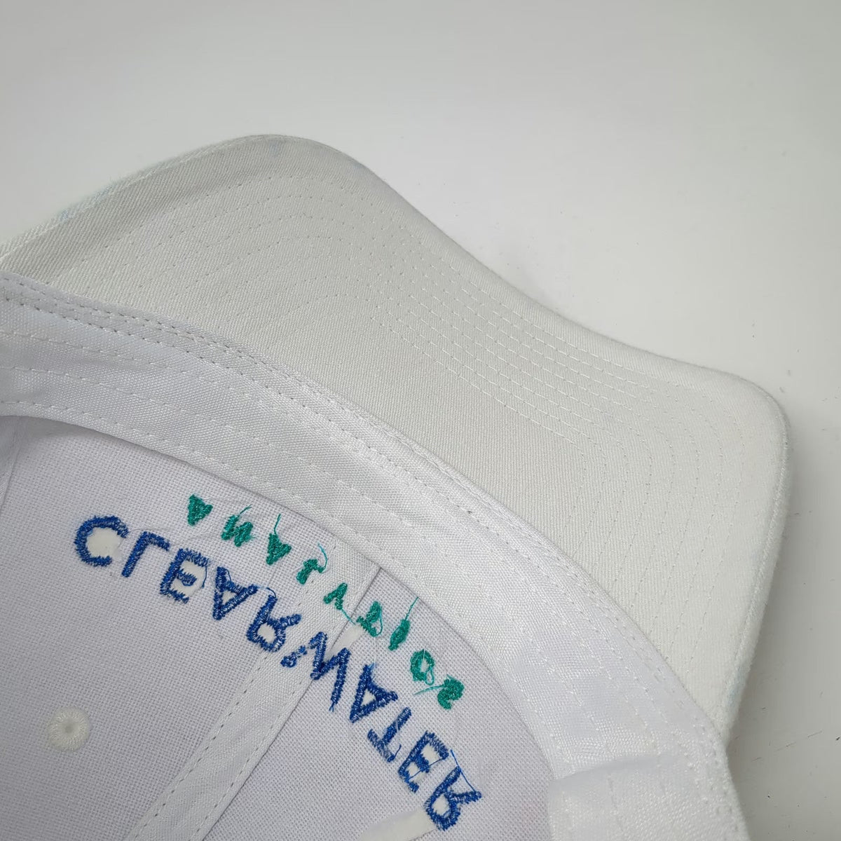 Hit Clearwater Analytics Baseball Cap White One Size Cotton Strapback Hat