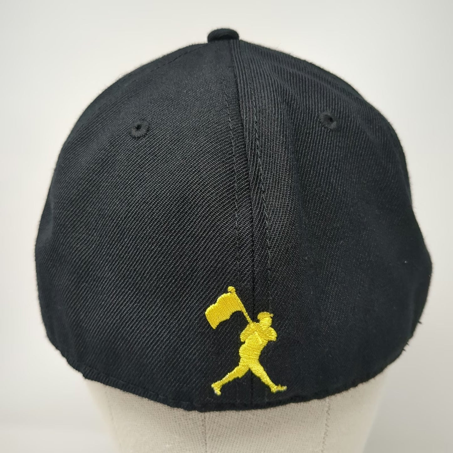 Baseballism Baseball Cap Black 7 1/4 Lemon Bad Hops Graphic Fitted Flat Brim Hat
