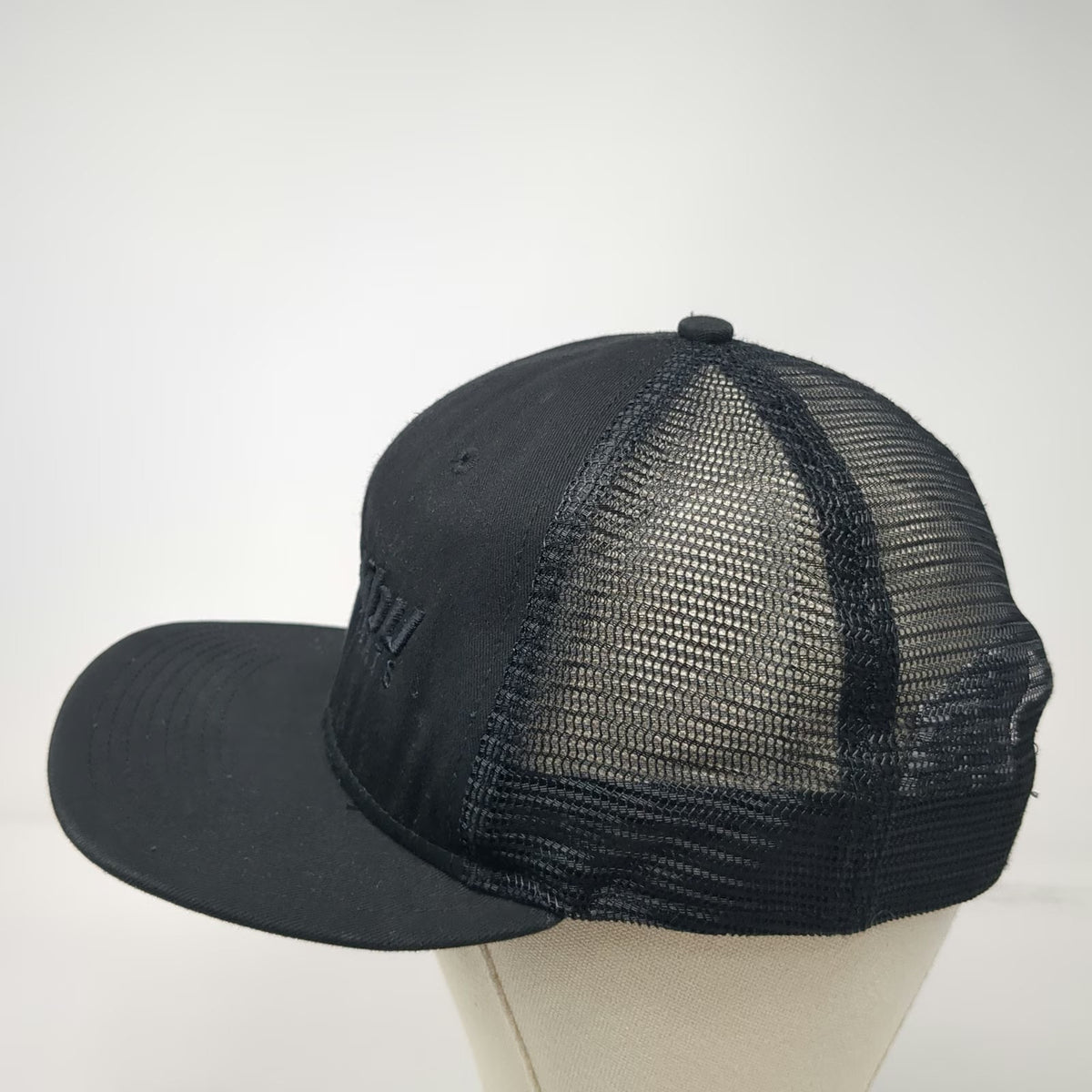 New Era Snapback Black One Size Malibu Boats Mesh Back Trucker Hat 9FIFTY