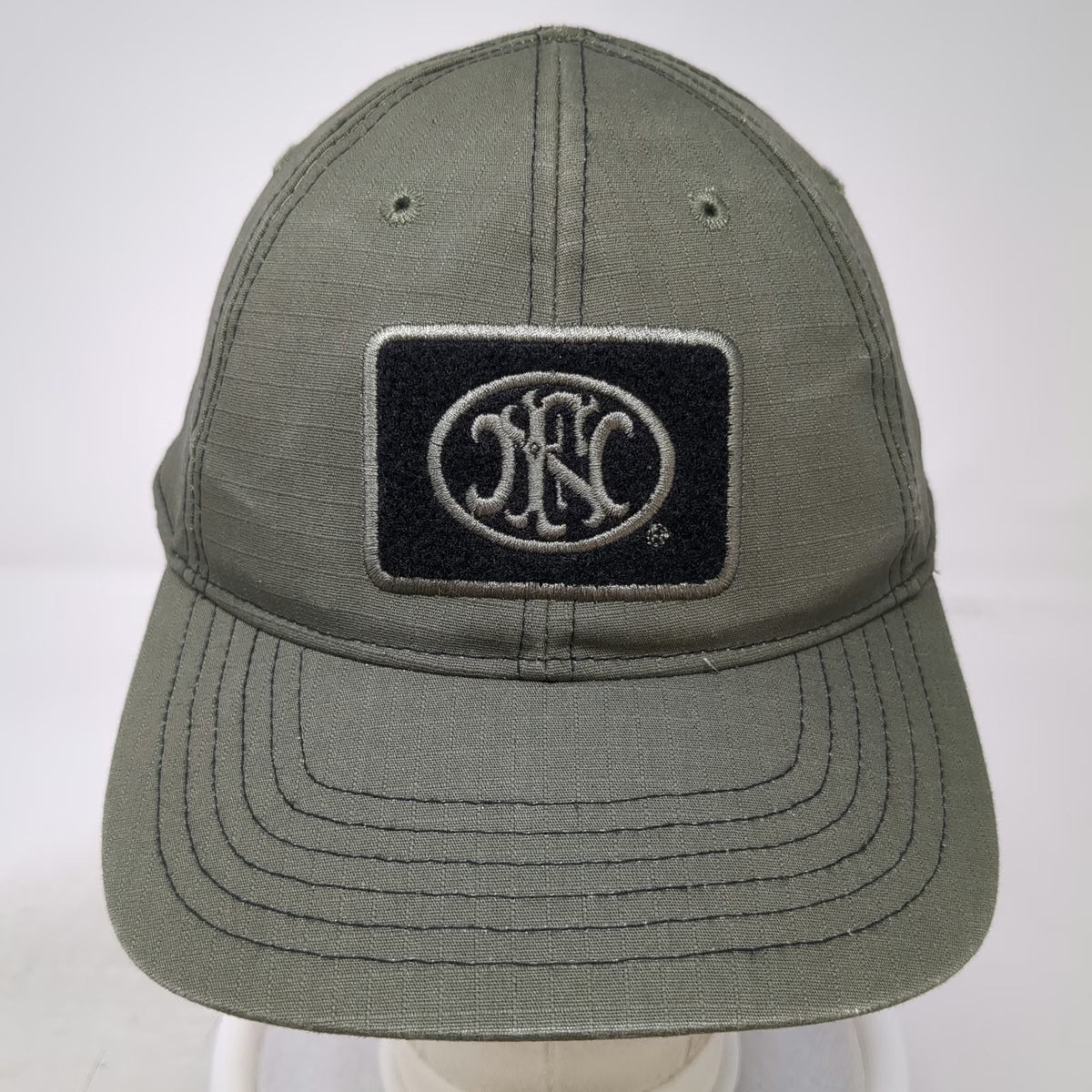 FN Herstal Baseball Cap Green One Size Strapback Logo Hat Firearms Tactical Gear